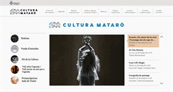 Desktop Screenshot of culturamataro.cat